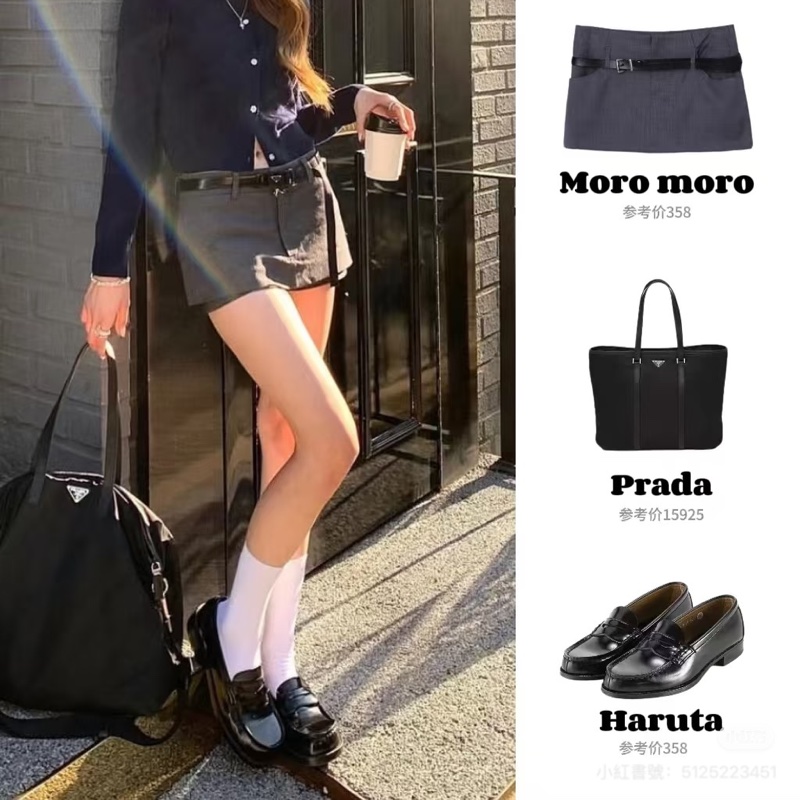 PRADA 黑色 尼龍 降落傘 托特包 購物包 斜背包 側背包 肩背包-2