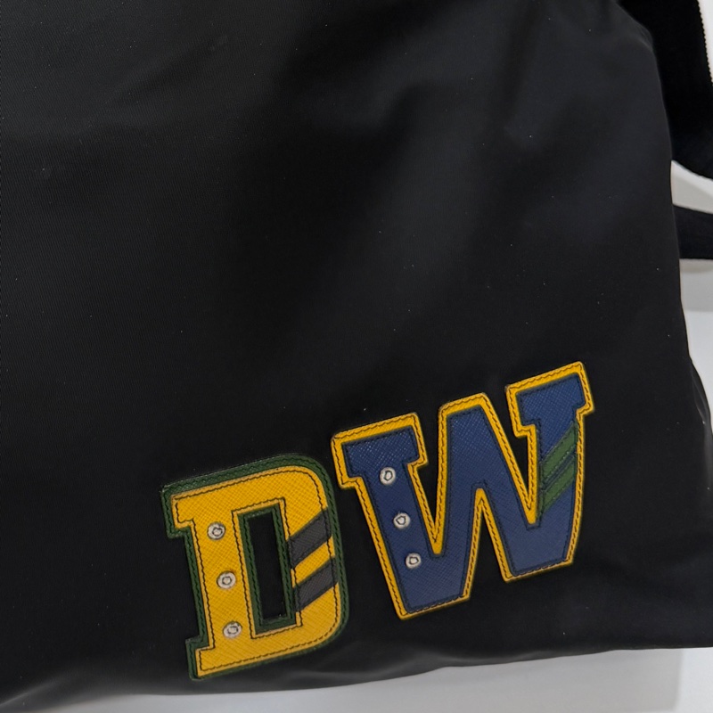 PRADA 黑色 尼龍 降落傘 托特包 購物包 斜背包 側背包 肩背包-28