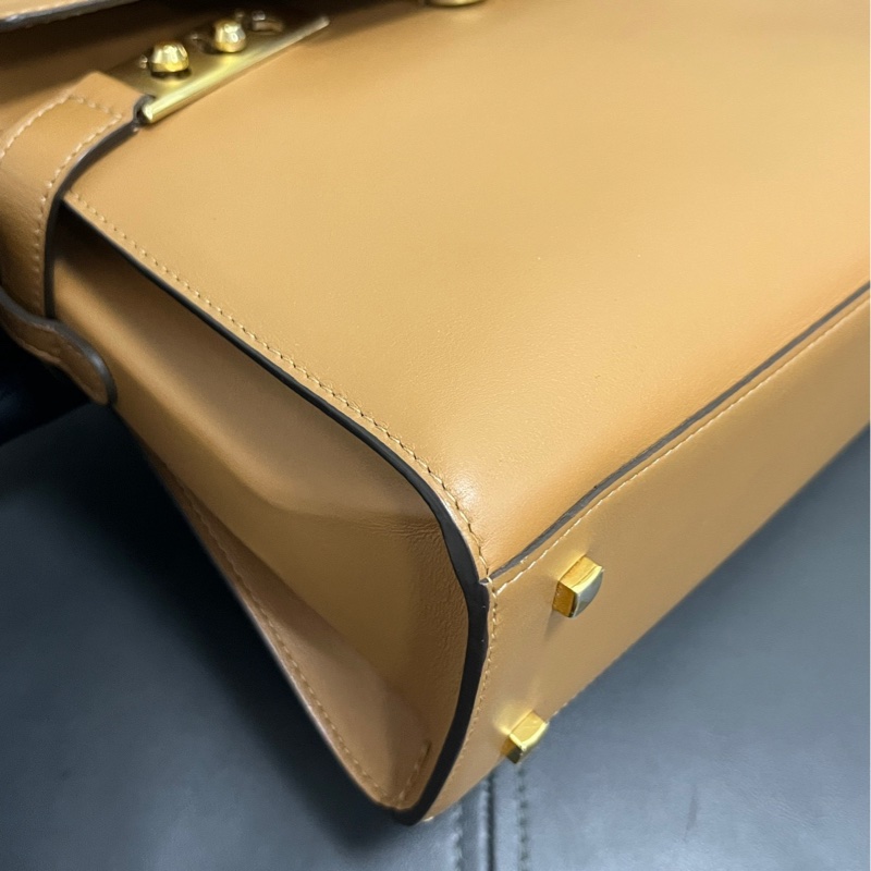 Delvaux Tempete MM 焦糖色-6