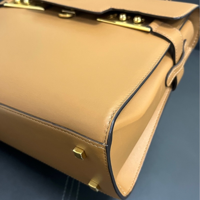 Delvaux Tempete MM 焦糖色-7