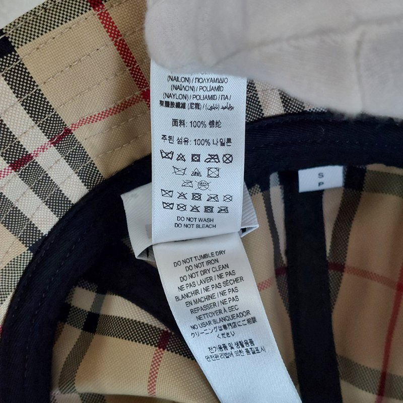 BURBERRY 巴寶莉 經典格紋漁夫帽(典藏米)~近新品閒置品-31