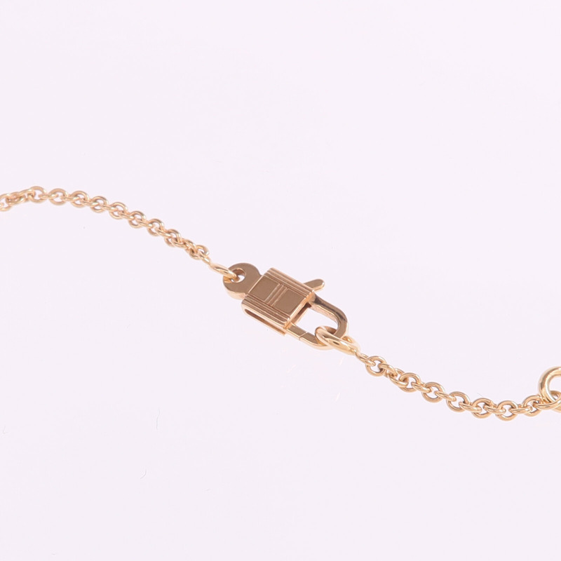 HERMES 18K玫瑰金Amulettes Kelly Pendant尖晶石吊墜-4