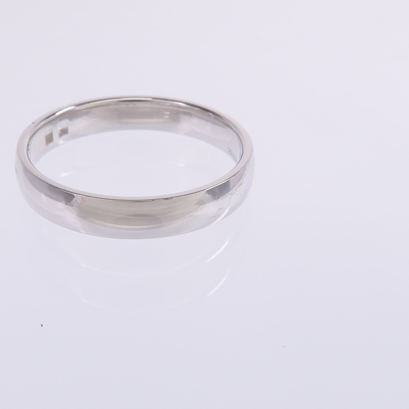 HERMES 18K白金Ever Herakles Wedding Band戒指Hermes#56/US#7.5-5