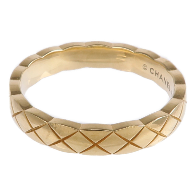 CHANEL 18K黃金Coco Crush Mini Ring戒指Chanel#51/US#5.5-2