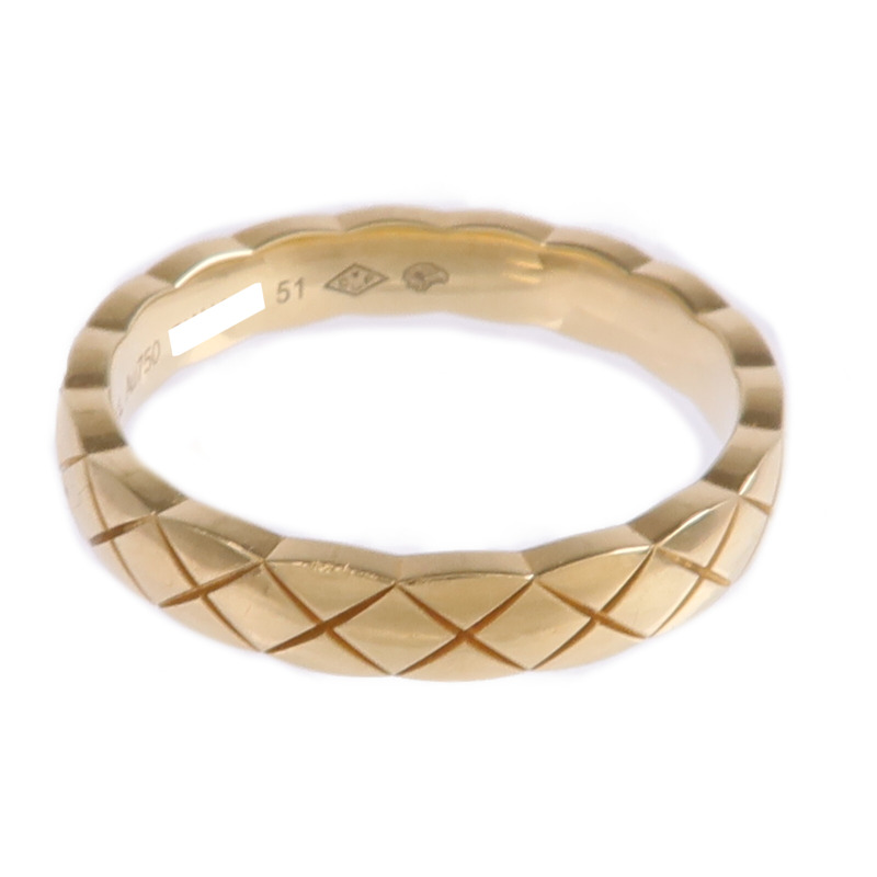 CHANEL 18K黃金Coco Crush Mini Ring戒指Chanel#51/US#5.5-3