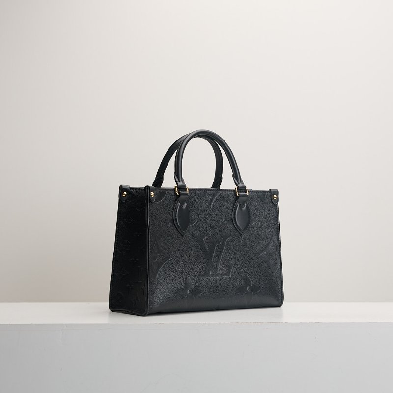 二手Lv Onthego pm黑壓紋/晶片款-1