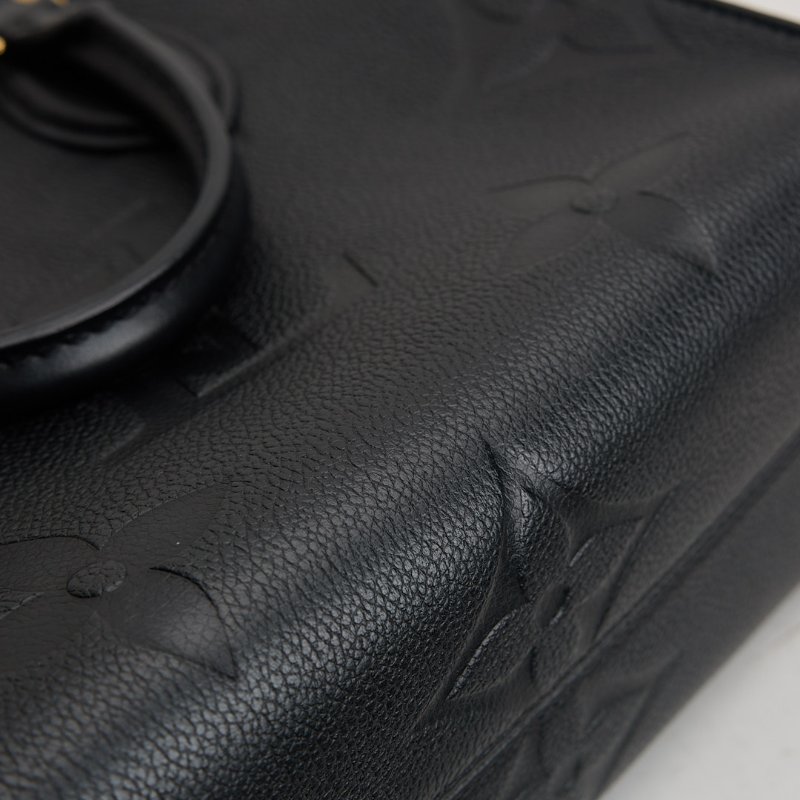 二手Lv Onthego pm黑壓紋/晶片款-6