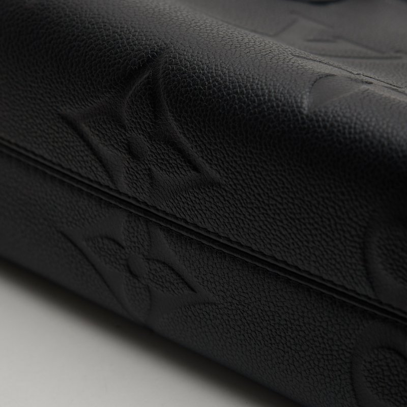 二手Lv Onthego pm黑壓紋/晶片款-7