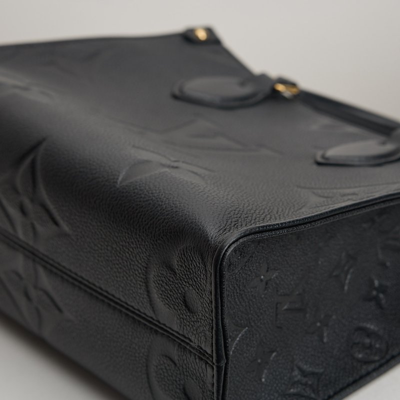 二手Lv Onthego pm黑壓紋/晶片款-9