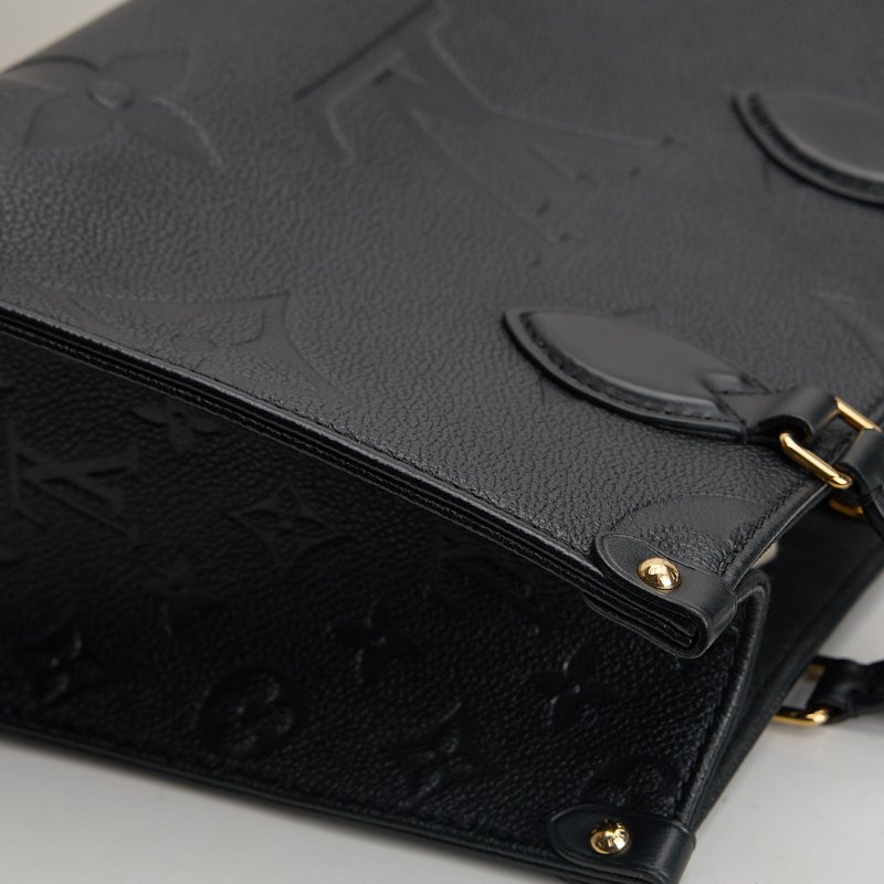 二手Lv Onthego pm黑壓紋/晶片款-10