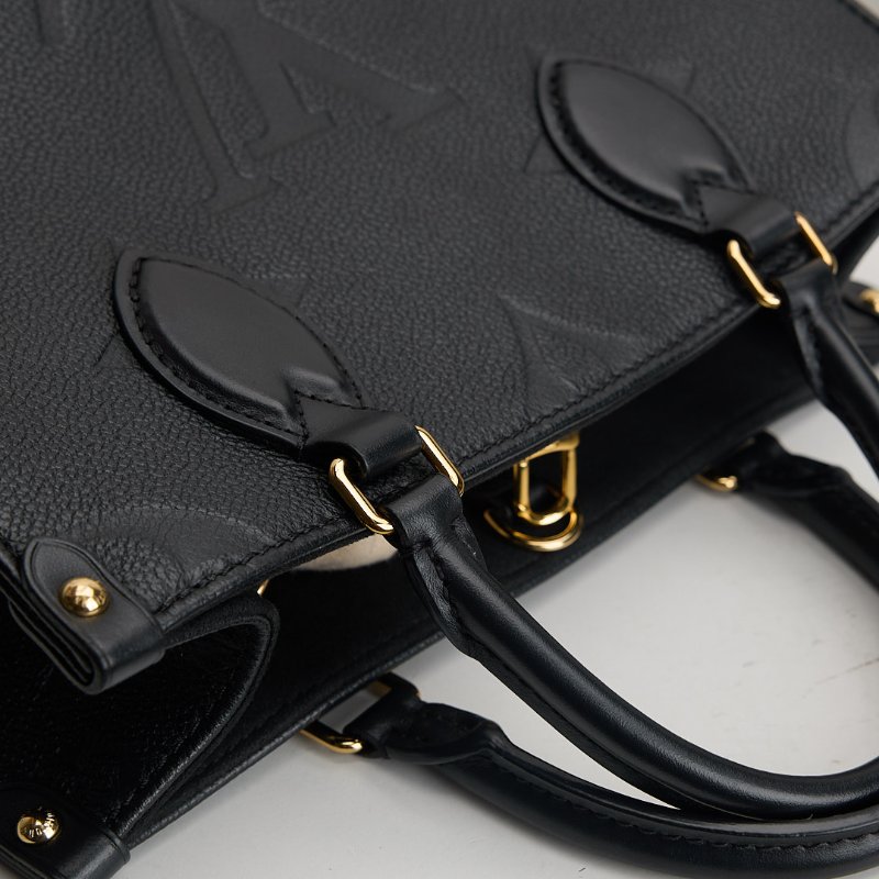 二手Lv Onthego pm黑壓紋/晶片款-11