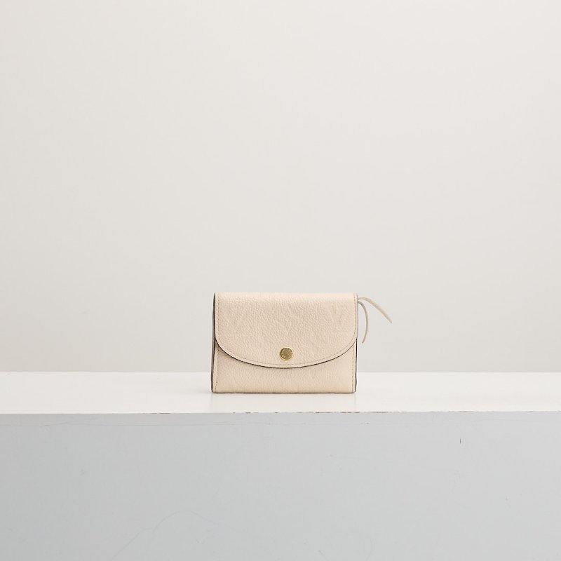 二手Lv Rosalie 零錢包/奶油白 晶片款-0