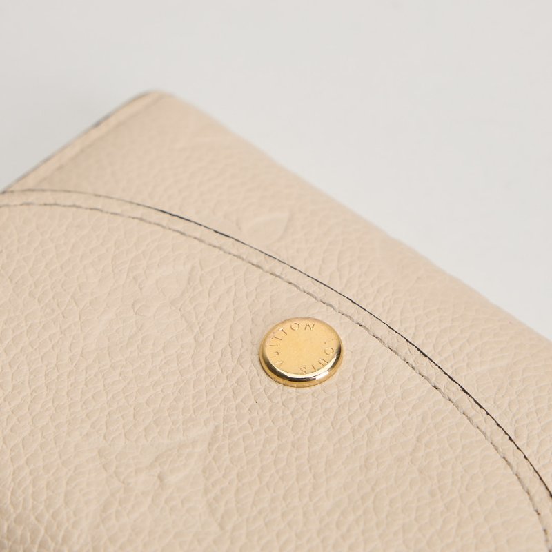 二手Lv Rosalie 零錢包/奶油白 晶片款-4