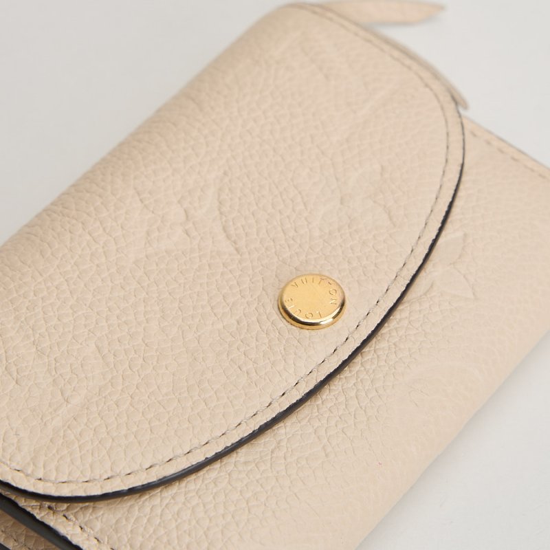 二手Lv Rosalie 零錢包/奶油白 晶片款-5