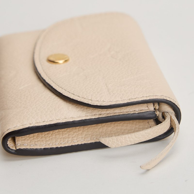 二手Lv Rosalie 零錢包/奶油白 晶片款-9