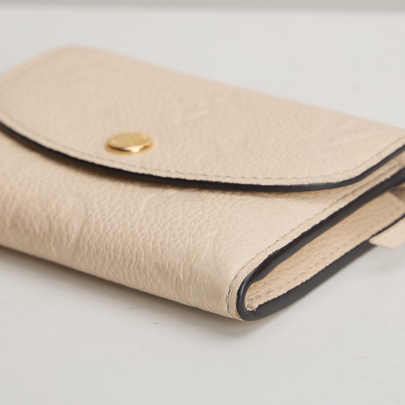 二手Lv Rosalie 零錢包/奶油白 晶片款-10