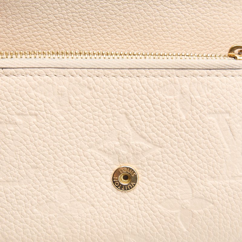 二手Lv Rosalie 零錢包/奶油白 晶片款-14