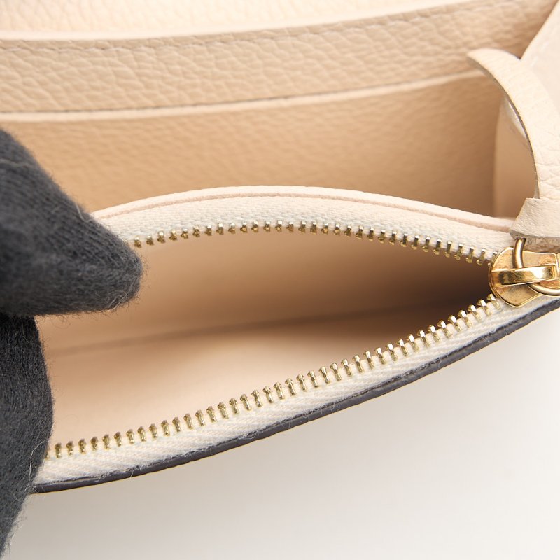 二手Lv Rosalie 零錢包/奶油白 晶片款-16