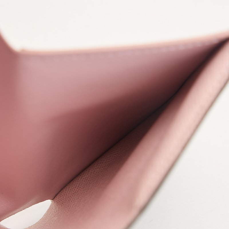 二手Lv Victortine 三折短夾/金扣粉老花/晶片款-16