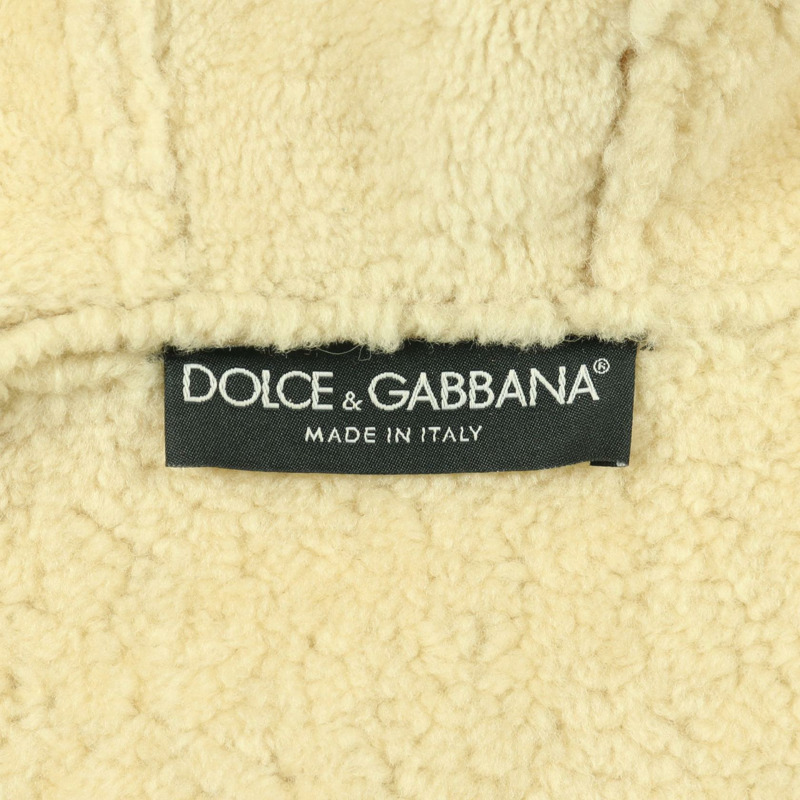 DOLCE & GABBANA 羊毛皮夾克 G9X73G 棕色 二手 男款-2