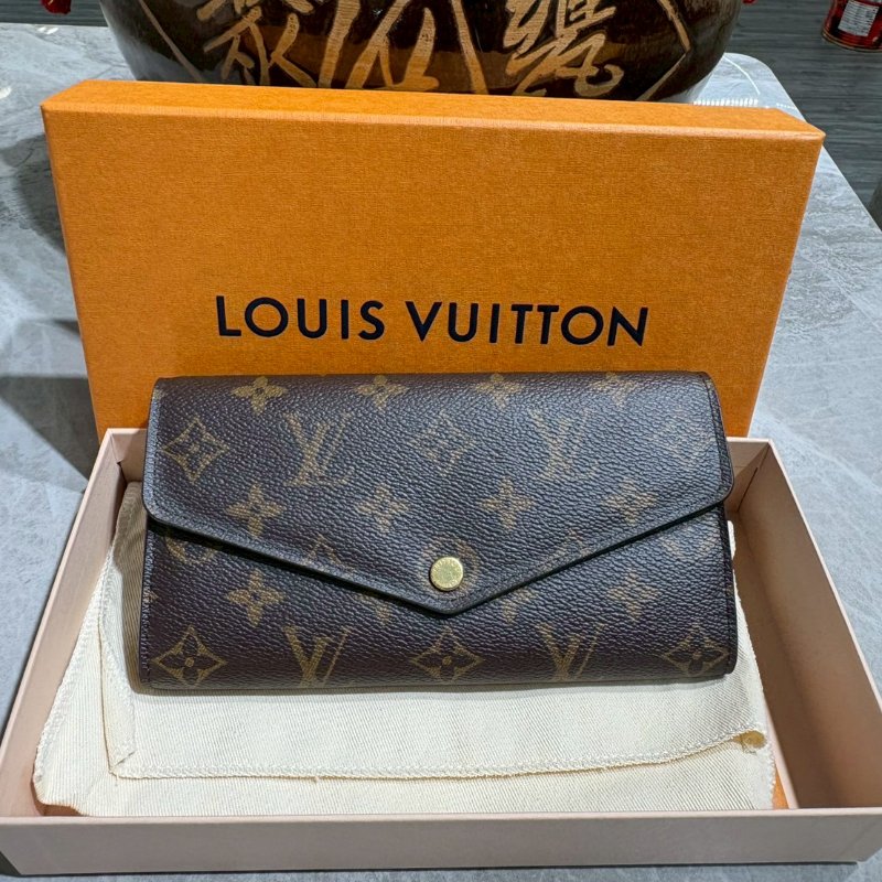 Louis Vuitton 老花長夾晶片款-0