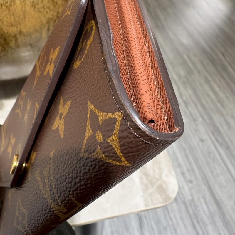 Louis Vuitton 老花長夾晶片款-10