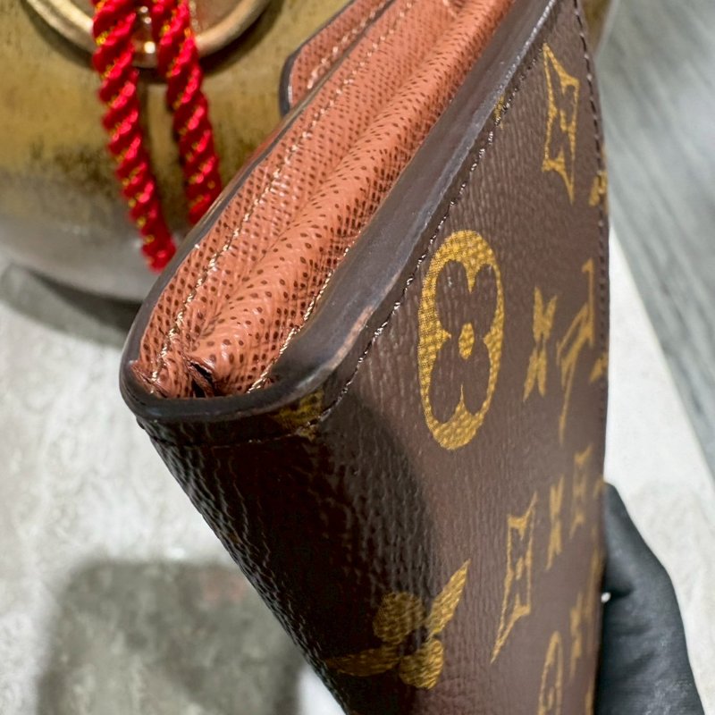 Louis Vuitton 老花長夾晶片款-11