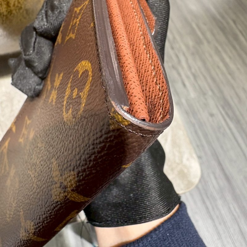 Louis Vuitton 老花長夾晶片款-12