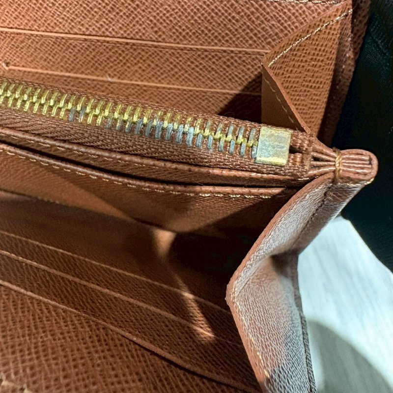 Louis Vuitton 老花長夾晶片款-21