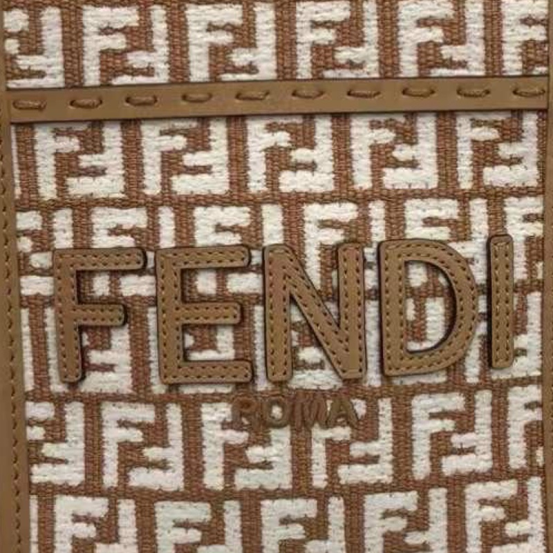 Fendi sunshine tote ( Brown )-3
