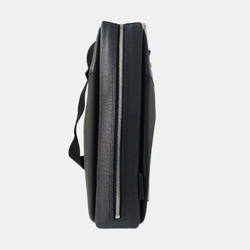 LOUIS VUITTON綠色織物單肩包銀色五金-2