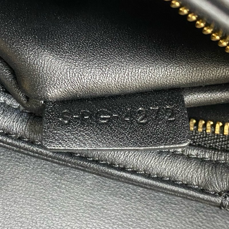 △ Celine 思琳 Medium Classic Triomphe Black Calfskin Shoulder Bag 黑色小牛皮肩背袋 -257027267-22