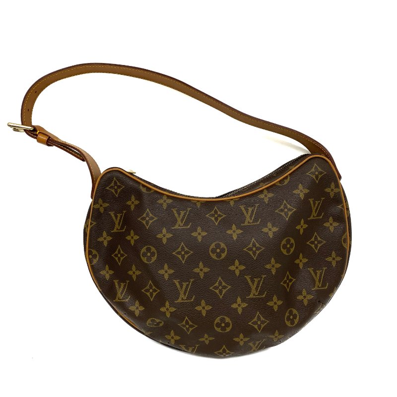 △ Louis Vuitton 路易威登 Croissant Brown Coated Canvas Monogram Shoulder Bag M51510 啡色塗層帆布經典花紋肩背袋 M51510 -257027500-1
