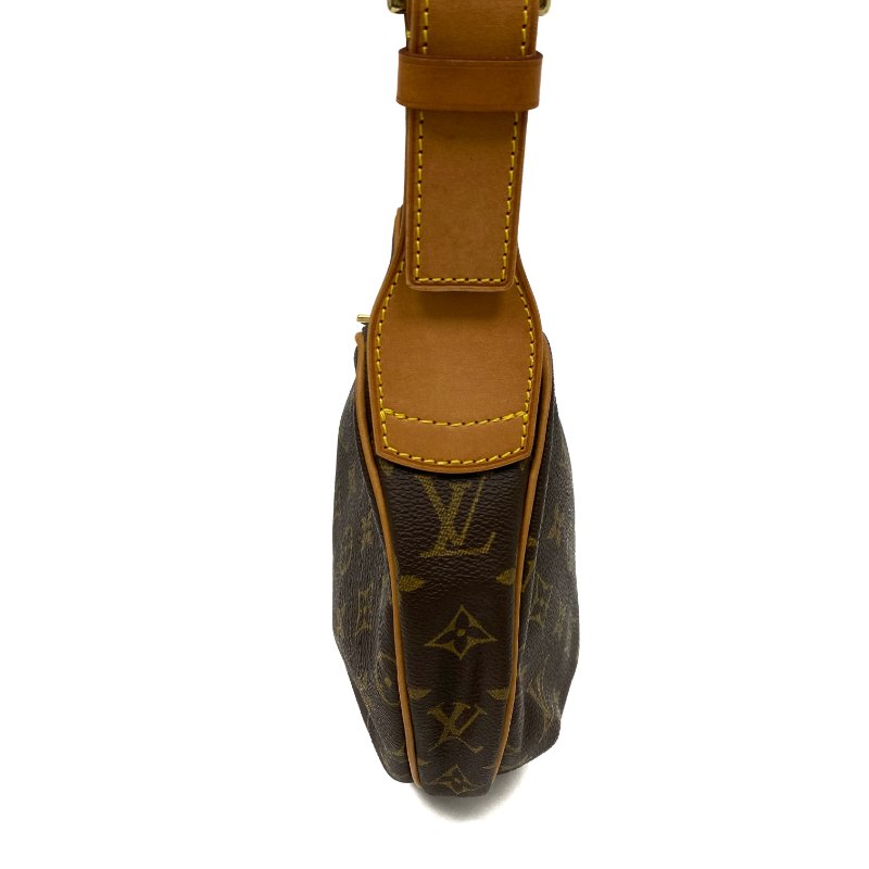 △ Louis Vuitton 路易威登 Croissant Brown Coated Canvas Monogram Shoulder Bag M51510 啡色塗層帆布經典花紋肩背袋 M51510 -257027500-4