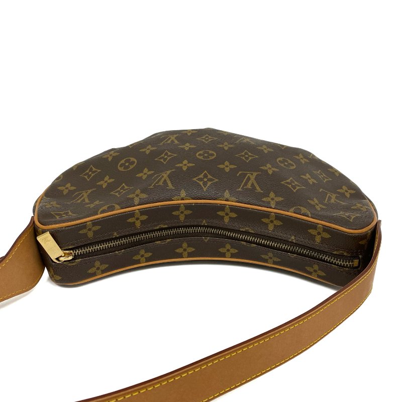 △ Louis Vuitton 路易威登 Croissant Brown Coated Canvas Monogram Shoulder Bag M51510 啡色塗層帆布經典花紋肩背袋 M51510 -257027500-6