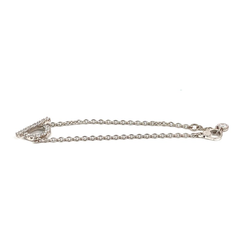 △ Hermes 愛馬仕 Finesse 18K White Gold D0.55ct Diamond Bracelet 4.06g 18K白金D0.55ct鑽石手鍊4.06g -257027468-4