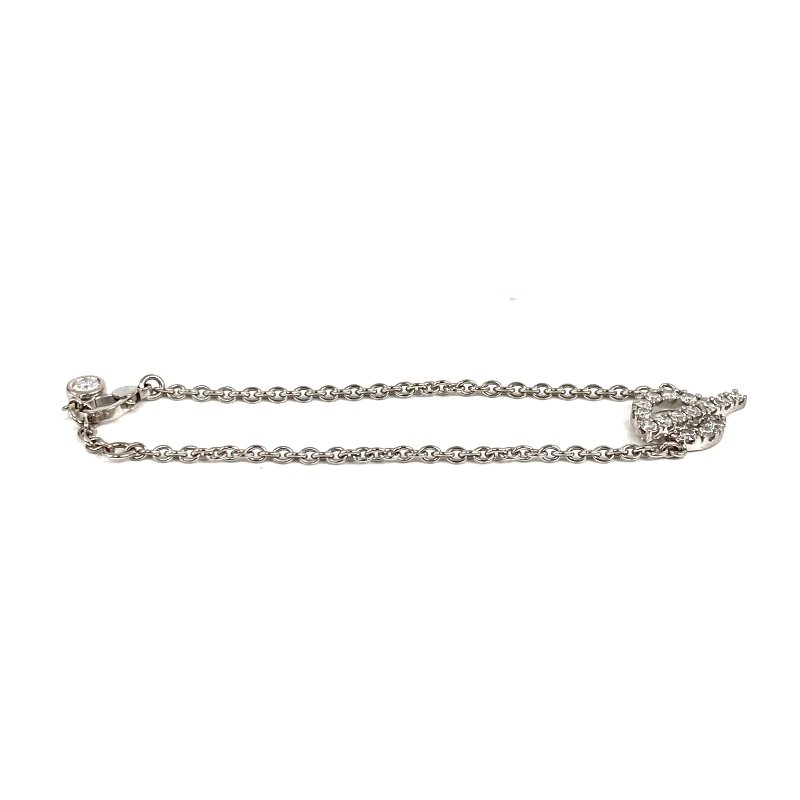△ Hermes 愛馬仕 Finesse 18K White Gold D0.55ct Diamond Bracelet 4.06g 18K白金D0.55ct鑽石手鍊4.06g -257027468-5