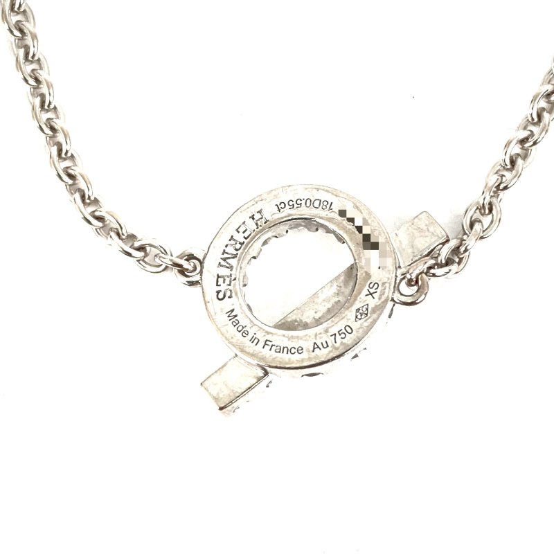 △ Hermes 愛馬仕 Finesse 18K White Gold D0.55ct Diamond Bracelet 4.06g 18K白金D0.55ct鑽石手鍊4.06g -257027468-8