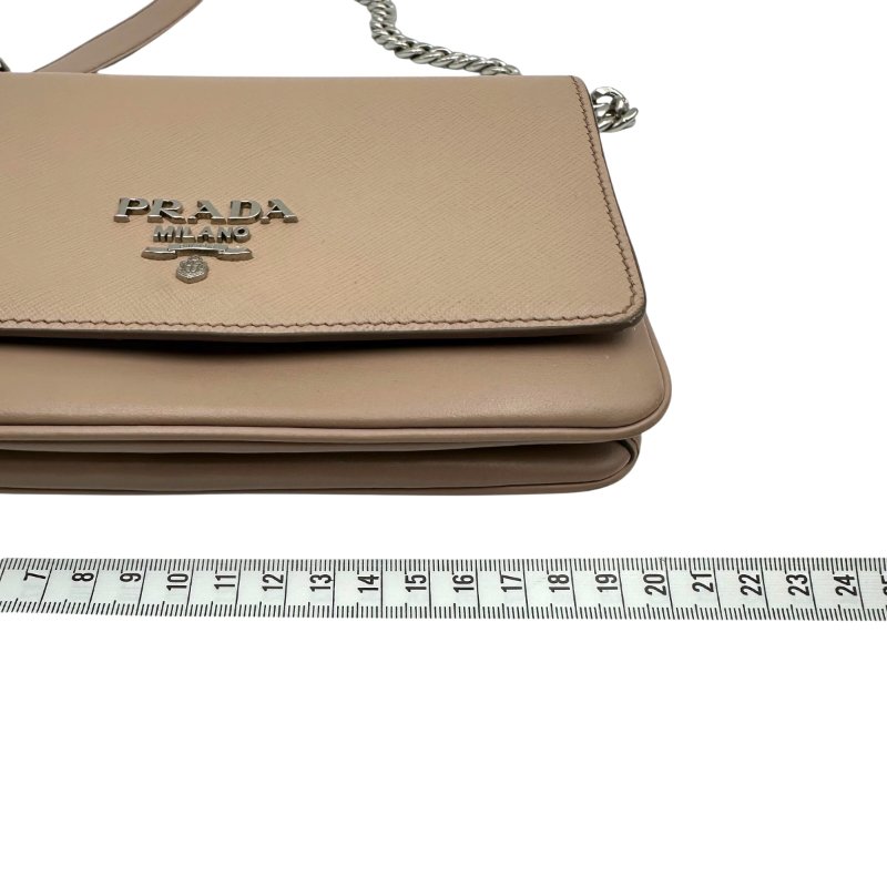【美收精品】PRADA 粉色肩背包 C-138【隔月月中將轉賣至日本 上架期限30天】-12