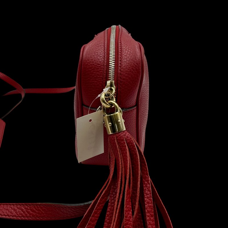 【美收精品】GUCCI 紅色肩背包 C-139【隔月月中將轉賣至日本 上架期限30天】-3