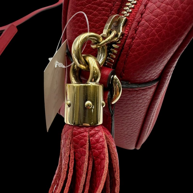 【美收精品】GUCCI 紅色肩背包 C-139【隔月月中將轉賣至日本 上架期限30天】-7