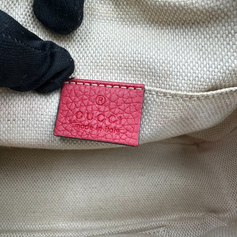 【美收精品】GUCCI 紅色肩背包 C-139【隔月月中將轉賣至日本 上架期限30天】-9