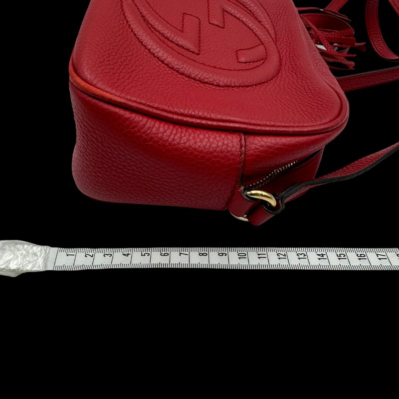 【美收精品】GUCCI 紅色肩背包 C-139【隔月月中將轉賣至日本 上架期限30天】-13