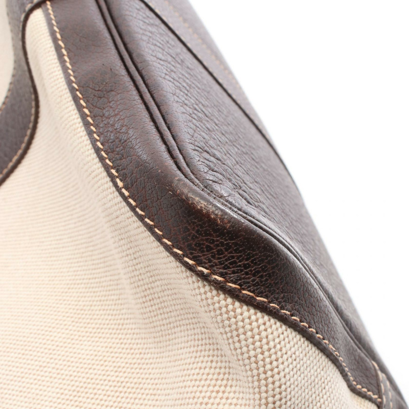 愛馬仕 Garden Party MM 大號托特包，Toile H Negonda Ecru Havane 印花，二手 SHW-6