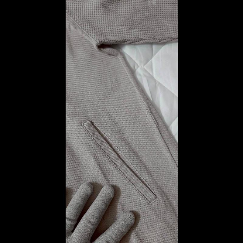 (日本製MIJ)BURBERRY 博柏利 BLACK LABEL 黑標 戰馬 男卡其灰立領外套2號-5