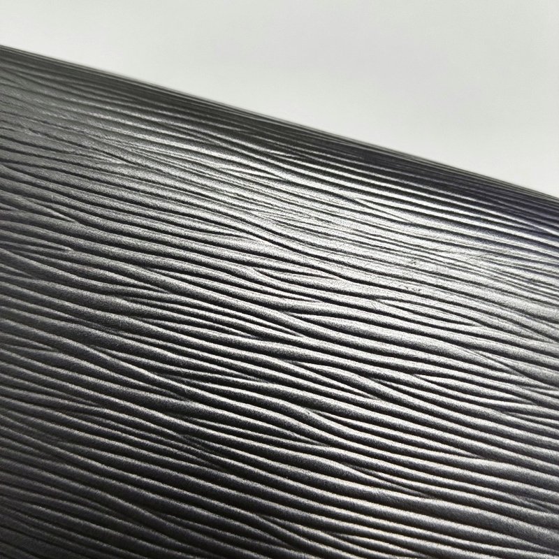 LOUIS VUITTON LOUISE銀灰色EPI牛皮水波紋斜挎包銀色五金可拆卸肩帶-12