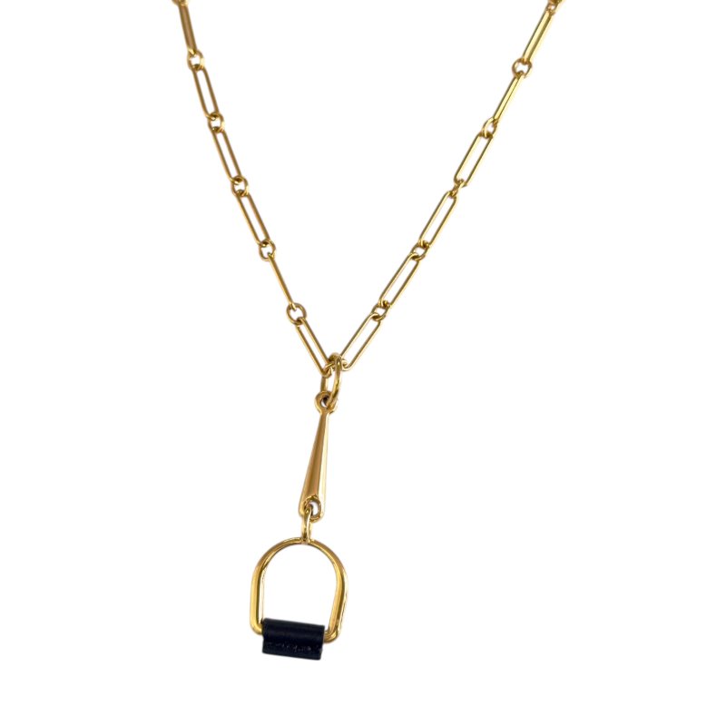 HERMES Heritage Equestre 小號 頸鏈-3