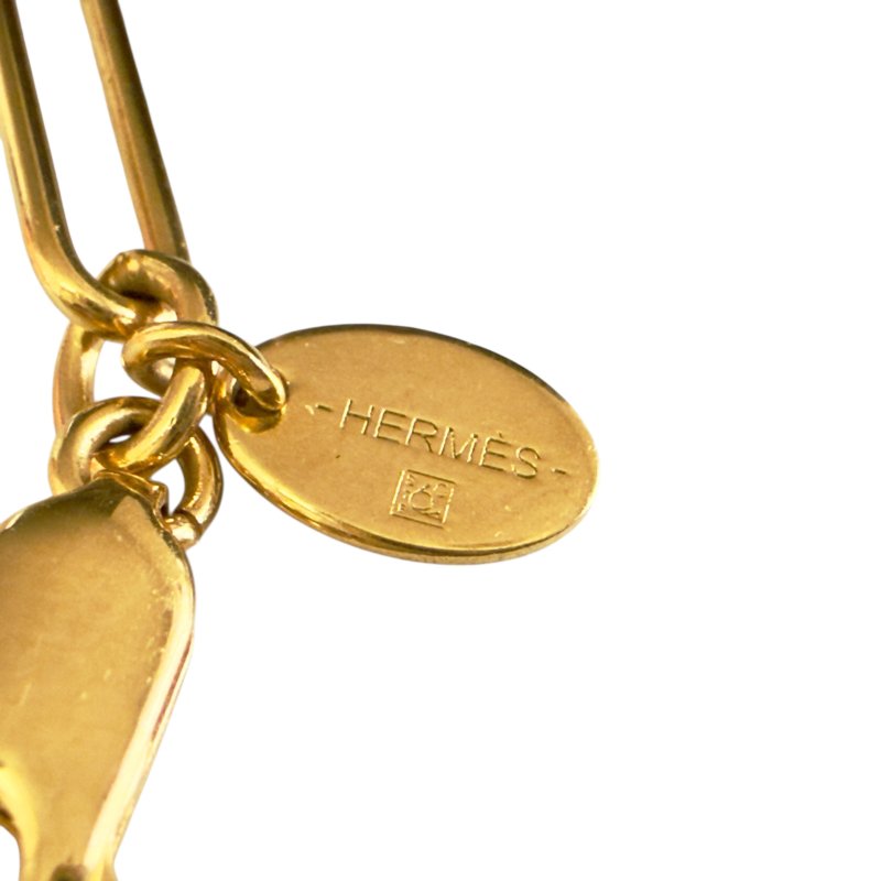 HERMES Heritage Equestre 小號 頸鏈-7