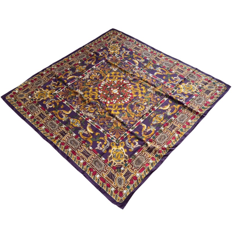 CHANEL CC 中古 絲巾-4