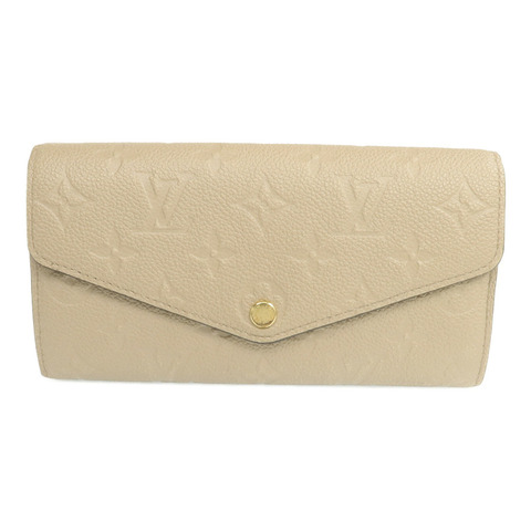 LOUIS VUITTON Monogram Empreinte Sarah Wallet金扣長錢包